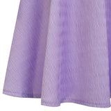 Adult Melanie Martinez K 12 Purple Dress K-12  Cosplay Costume White Embroider Sleeves