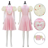 K 12 Dress K-12 Tour Melanie Martinez Cosplay Costume Pink Dress Yellow Sleeve Version