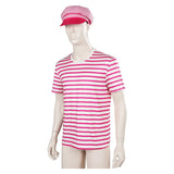 2023 Barbie Movie Ken Cosplay Costume Men Ken T-shirt Outfits Halloween Carnival Suit