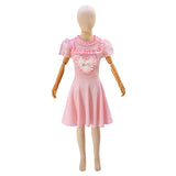 Kids K-12 Crybaby Dress Melanie Martinez K 12 Dress Cosplay Costume Pink Embroider Sleeves