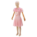 Kids K-12 Crybaby Dress Melanie Martinez K 12 Dress Cosplay Costume Pink Embroider Sleeves