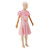 Kids K-12 Crybaby Dress Melanie Martinez K 12 Dress Cosplay Costume Pink Embroider Sleeves