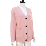 Melanie Martinez K 12 Cardigan K12 Crybaby Pink Sweater Cosplay Costume Black Buttons