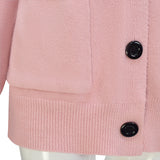 Melanie Martinez K 12 Cardigan K12 Crybaby Pink Sweater Cosplay Costume Black Buttons