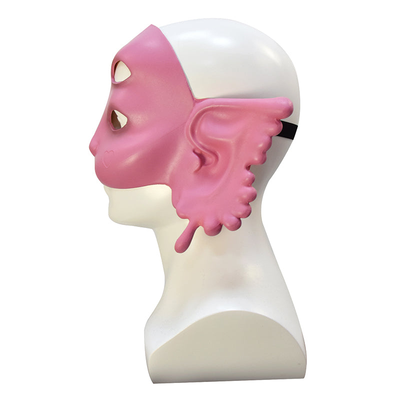LIKUNGOU Masque Crybaby Rose Avec Oreilles Détachables Portals Nymphe DIY Masque Facial Imprimé En 3D Halloween Mascarade Cosplay Accessoire LIKUNGOU Masque Crybaby Rose Avec Oreilles Détachables Portals Nymphe DIY Masque Facial Imprimé En 3D Halloween Mascarade Cosplay Accessoire