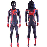 Miles Morales 2099 Suit Spider-man Miles Morales PS5 Cosplay Costume Jumpsuit Becostume