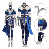 MK1 Kitana Cosplay Game Mortal Kombat 1 Costumes Halloween Carnival Suit