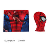 The Amazing Spider-Man PS5 Cosplay Costume Kids Peter Parker Classic Jumpsuit Damaged Version