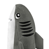 Fleece Shark Costume Adults Shark Funny Onesize Halloween Jumpsuit Becostume