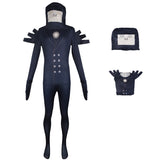 Skibidi Toilet Cosplay Costume Cameramen TV man Speakerman Jumpsuit Halloween Outfits BEcostume