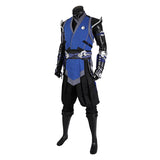 Mortal Kombat Sub-Zero Cosplay MK1 Sub-Zero Blue Costume Halloween Suit