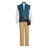 Tangled Flynn Rider Costume Prince Tangled Vest Outfit Halloween Carnival Suit