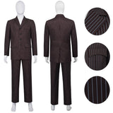 10th Doctor Brown Suit Blue Striped David Tennant Suit Tenth Doctor Who Cosplay Suit BEcostume