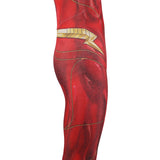 The Flash Barry Allen Cosplay Costume Superhero Flashpoint Jumpsuit For Kids Halloween Suit