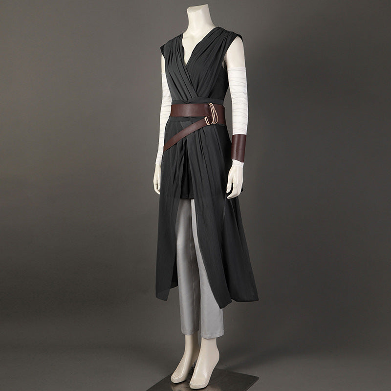 Adult Rey Cosplay Star Wars The Last Jedi Costume Uniform