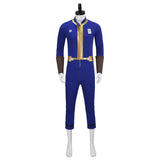 Vault 75 Jumpsuit Fallout Vault Cosplay Costume Vault Dweller Blue Jumpsuit Halloween Suit
