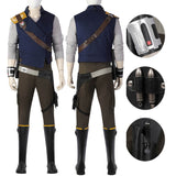 2023 Star Wars Jedi Survivors Cal Kestis Cosplay Costumes Suit for Halloween with Shoes