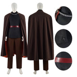 The Mandalorian Count Dooku Costume Halloween Cosplay Outfit Carnival Suit Becostume