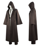 Becostume Star Wars Jedi Tunic Cosplay Costume Adult Hooded Robe Uniform Halloween Suit
