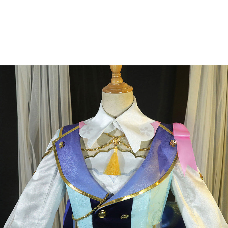 Kamisato Ayaka Cosplay Costume Genshin Impact Fontaine Springbloom Mis