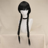 Wednesday Cat Costume Suit 2022 Wednesday Addams Cat Suit Cosplay Wig Becostume